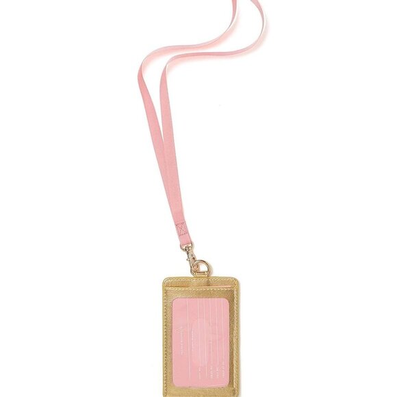 Keep it Close Card Case with Lanyard, Metallic Gold, NWT - Picture 1 of 3